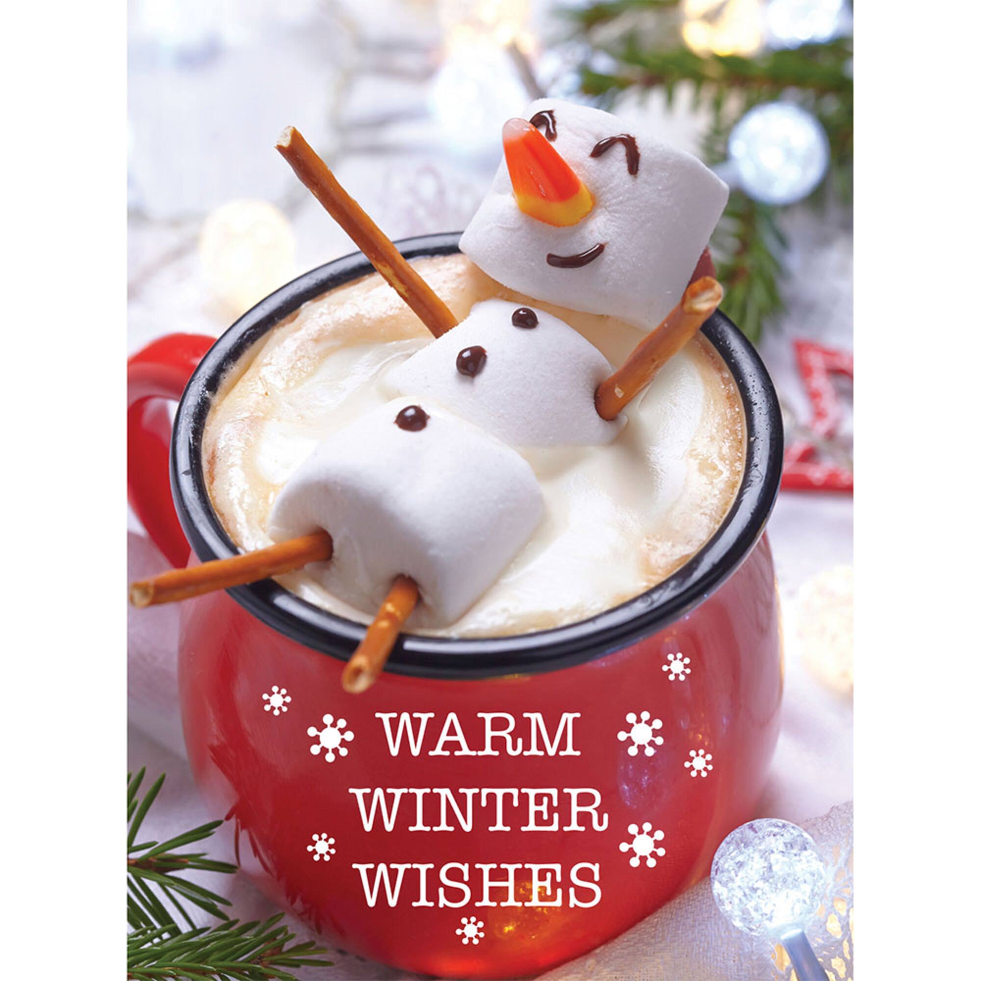 JAM Paper Cup of Cocoa Home for the Holidays Card Set
